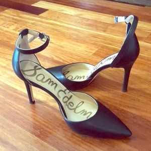 D’orsay Sam Edelman pointy toe black heels